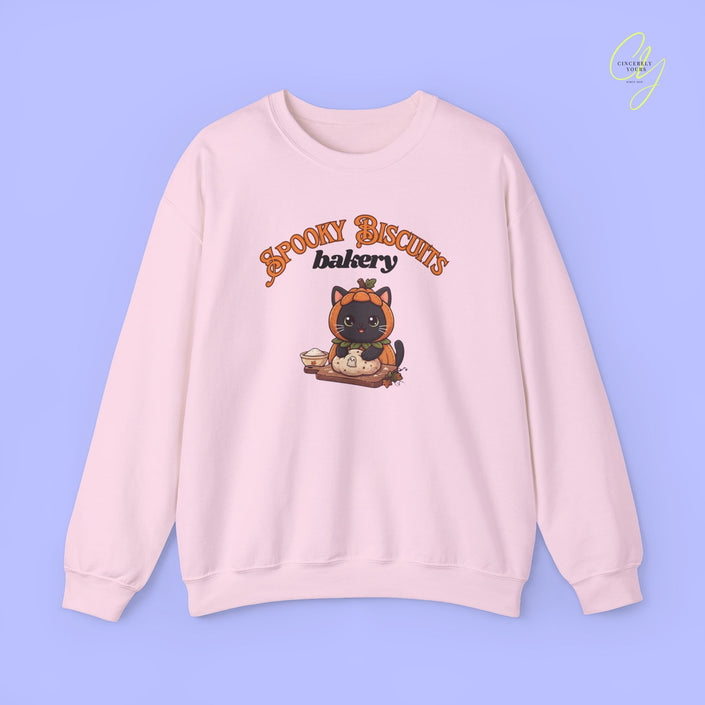 Cat Sweatshirt | Spooky biscuits bakery