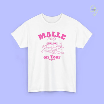 Malle Party Shirt — Malle Party Maus on tour Bierkrug Flugzeug(Customizable) Cincerely Yours