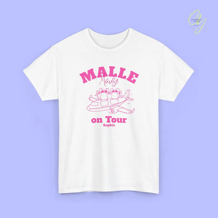 Malle Party Shirt — Malle Party Maus on tour Bierkrug Flugzeug(Customizable) Cincerely Yours