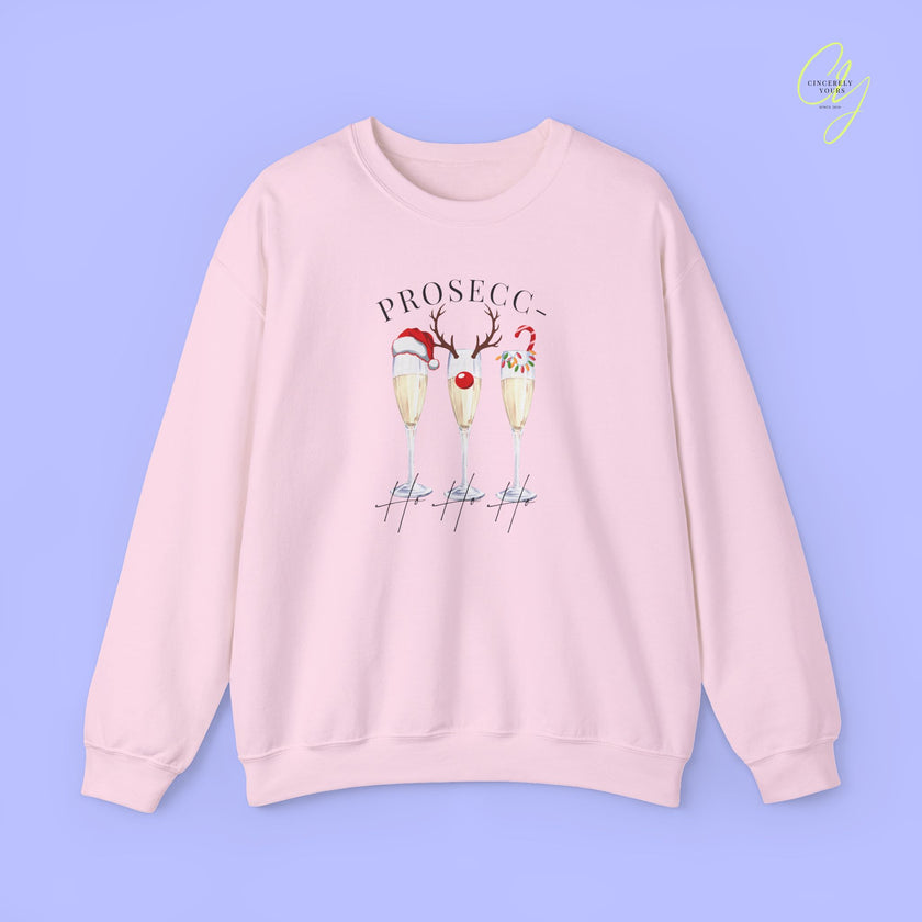 Christmas Sweatshirt | Prosecc- ho ho ho