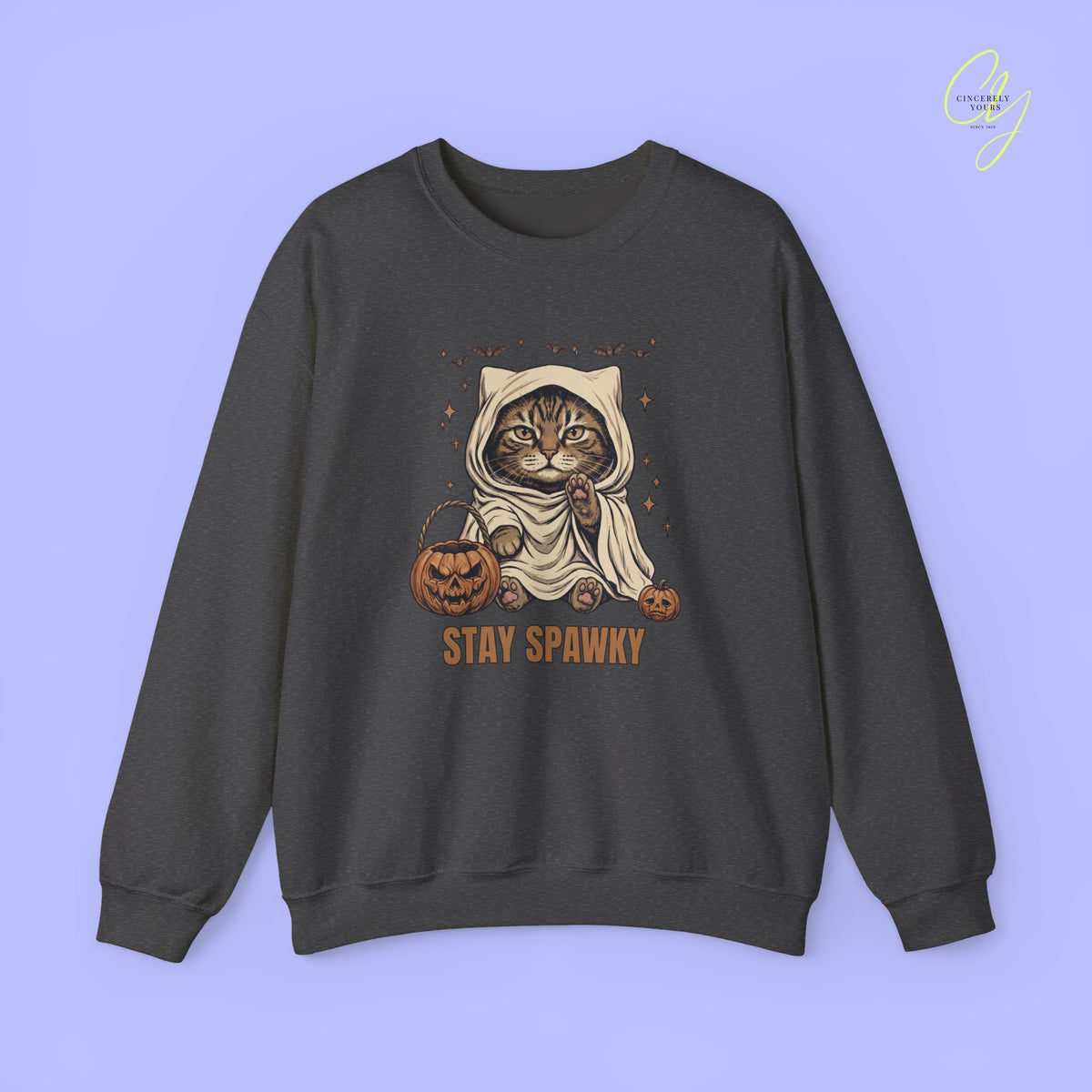 Cat Sweatshirt | Stay spooky