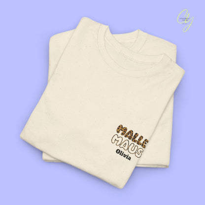 Mallemaus Shirt Malle Maus Leopard —  Leoparden Malle Maus Bierkrug (Customizable)