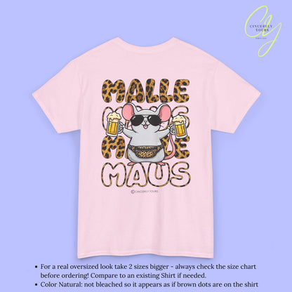 Mallemaus Shirt Malle Maus Leopard —  Leoparden Malle Maus OG Bierkrug (Customizable)