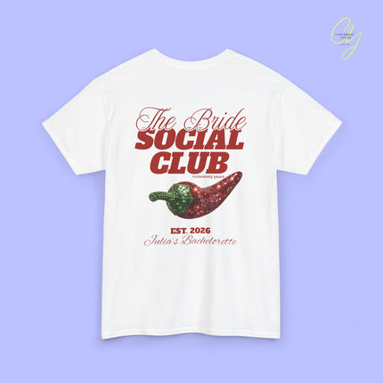 The Bride Social Club JGA Shirt Disco Chilli - Vintage Braut T-Shirt