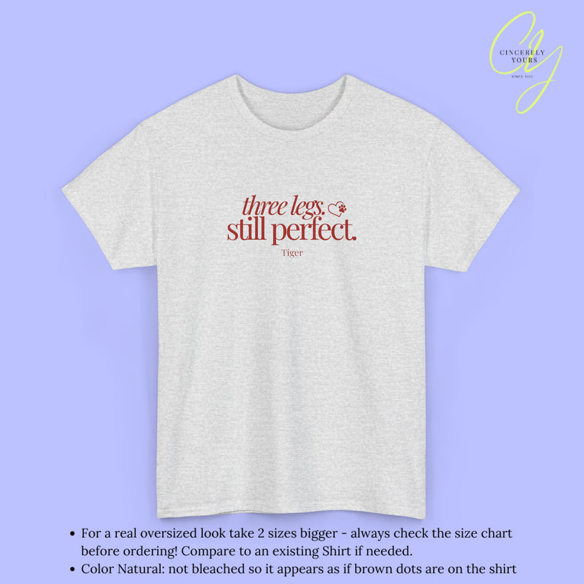 Cat Shirt | three legs still perfect