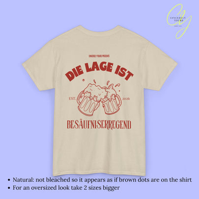 Party Shirt | Die Lage ist besäufniserregend