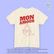 Malle Shirt Mon Amour— My heart burns only for you beer mugs backprint only