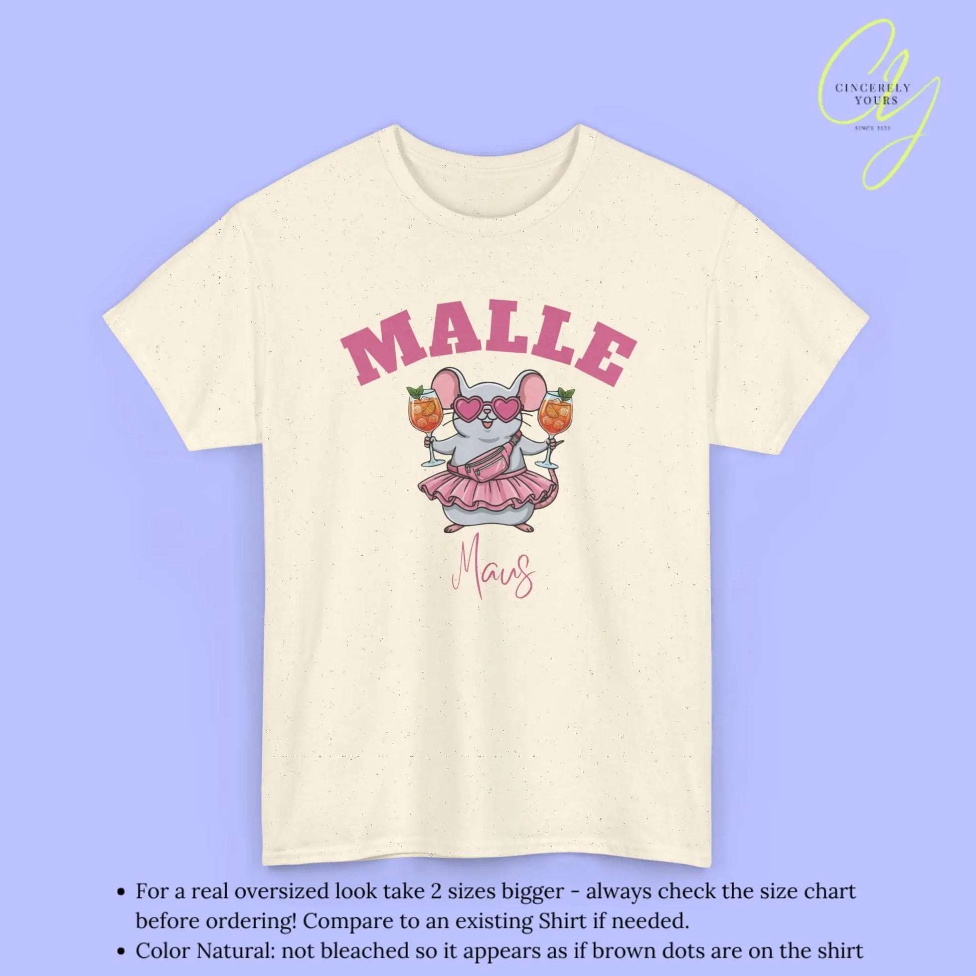 Malle Party Shirt — Malle Party Maus Spritz Bauchtasche Cincerely Yours