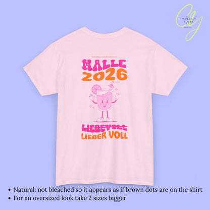 Malle Shirt Malle 2026 - Neon cocktail Maskottchen Lieber voll