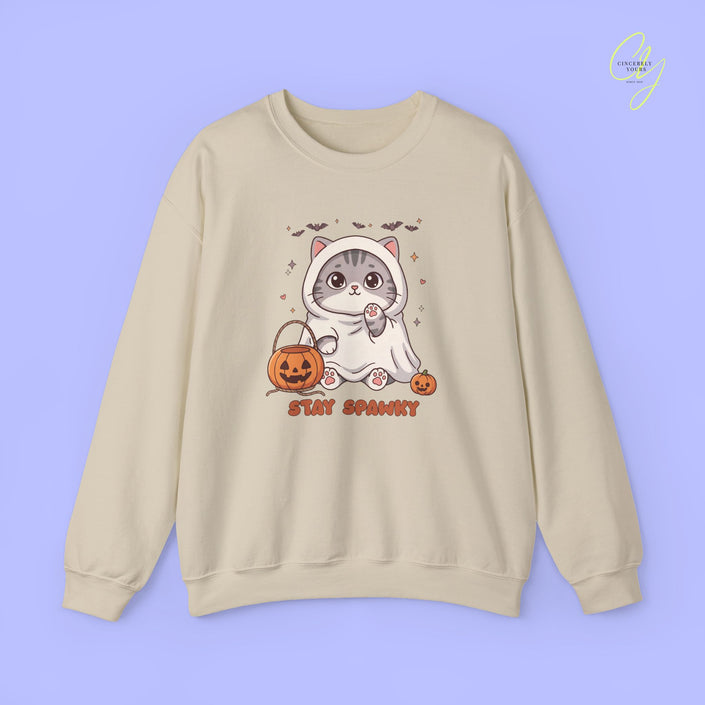 Cat Sweatshirt | Stay spawky