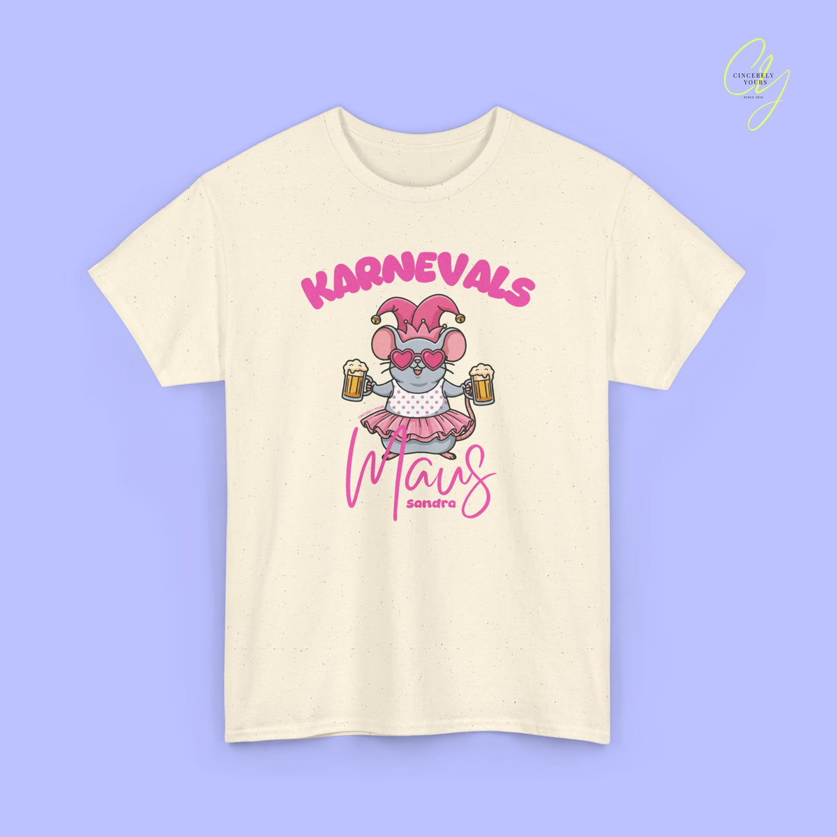 Karneval Shirt | Karnevals Maus Pink