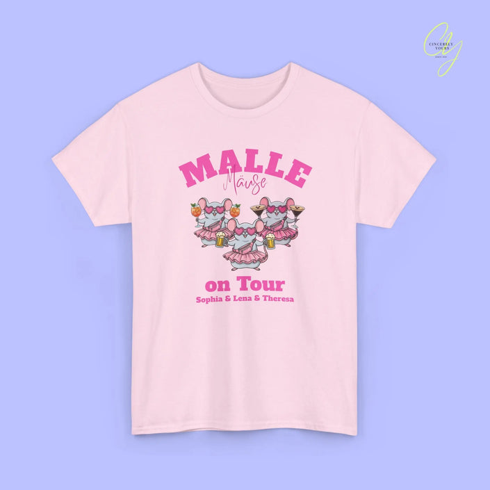 Malle Party Shirt — Malle Party Maus on tour Bierkrug, Spritz, Espresso Martini Customizable) Printify