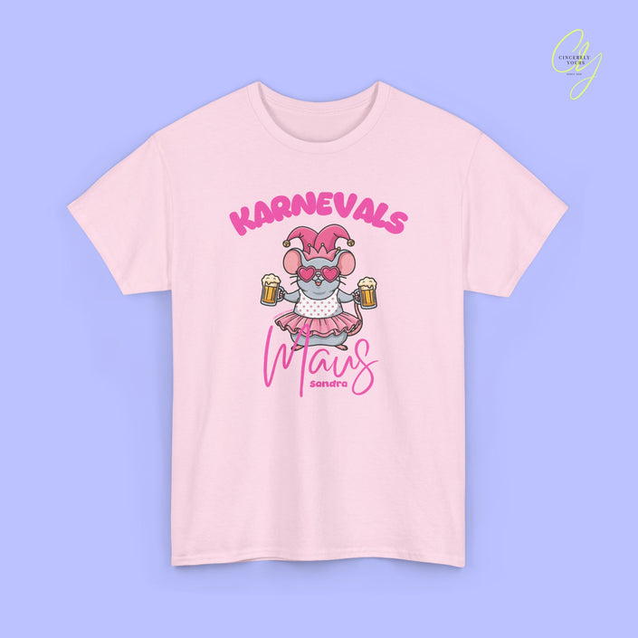 Karneval Shirt | Karnevals Maus Pink