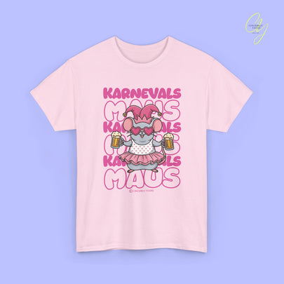 Karneval Shirt | Karnevals Maus pink Bierkrug
