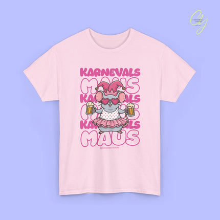 Karneval Shirt | Karnevals Maus pink Bierkrug