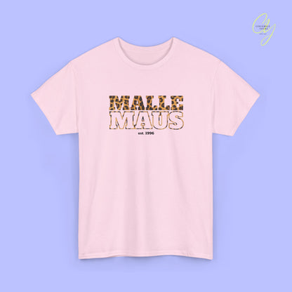 Mallemaus Shirt — Malle Maus Schriftzug Leopard (Customizable)
