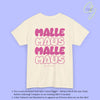 Mallemaus Shirt  —  Malle Maus T-Shirt pink backprint(Customizable)