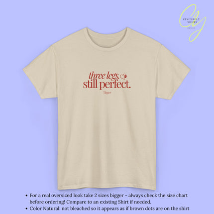 Cat Shirt | three legs still perfect