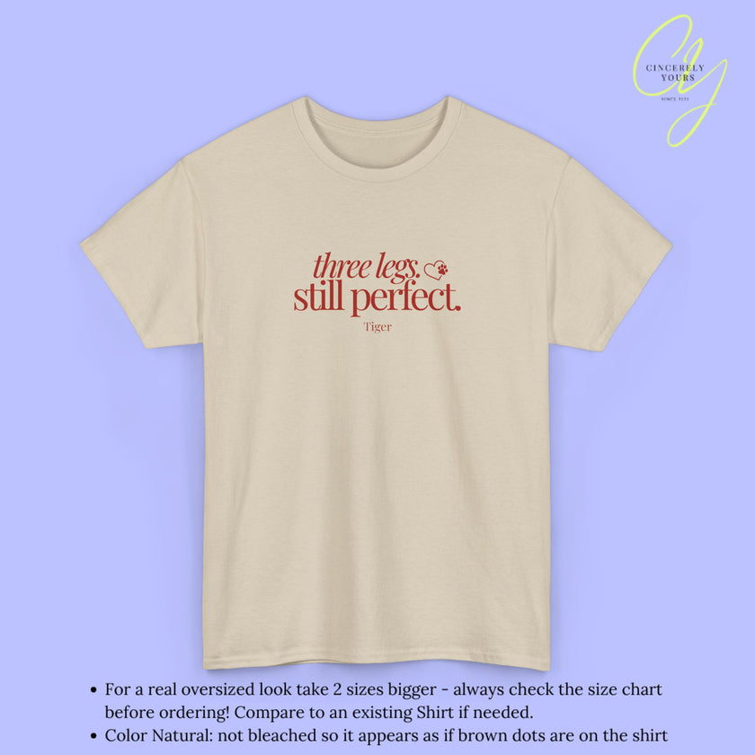 Cat Shirt | three legs still perfect