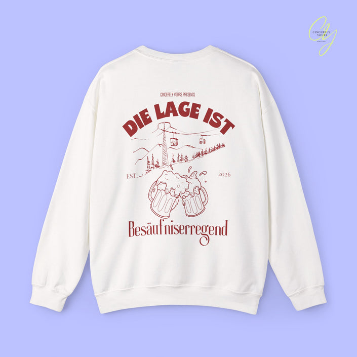 Party Sweater | Aprés Ski Die Lage ist besäufniserregend Vintage