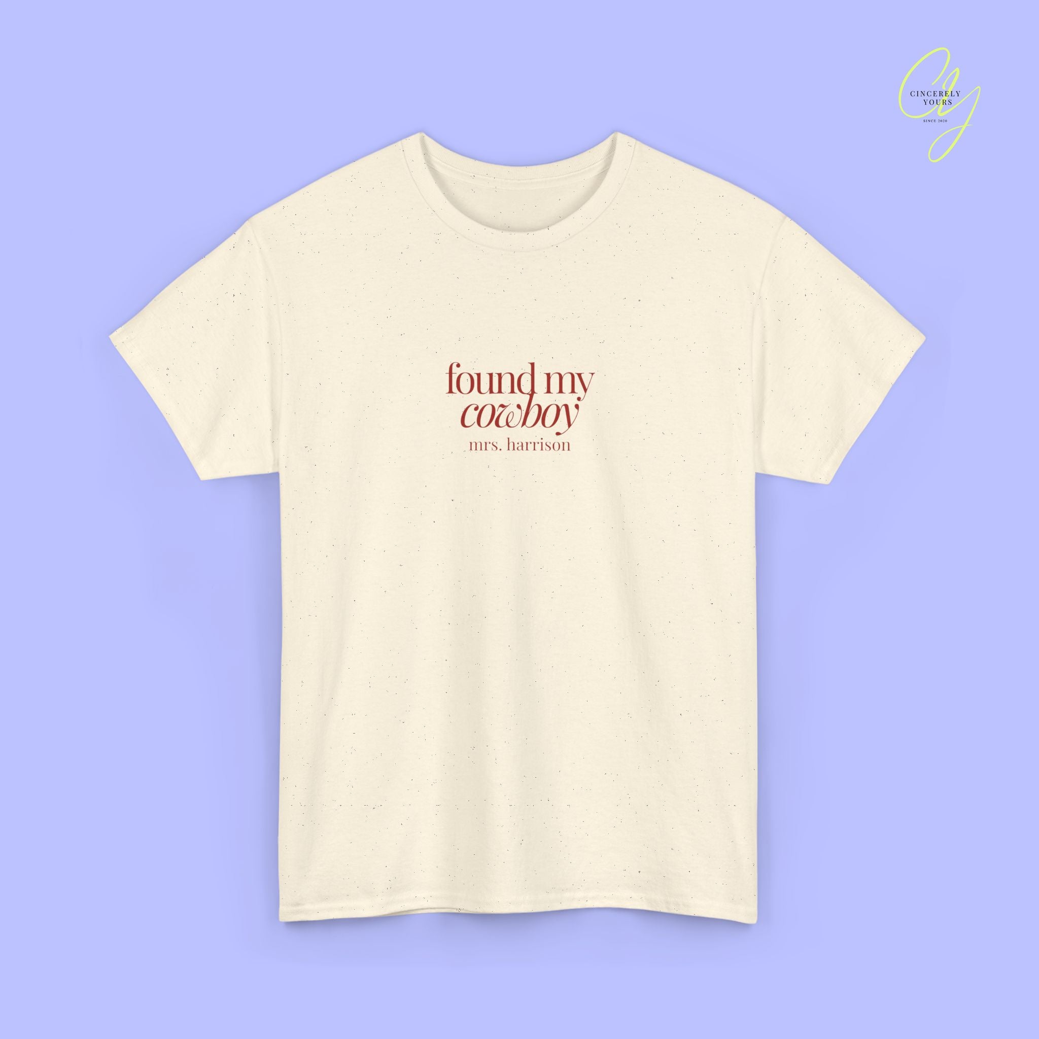 Bride to be Shirt | Found my cowboy Old Money Western Bachelorette JGA Braut Shirt (customizable)