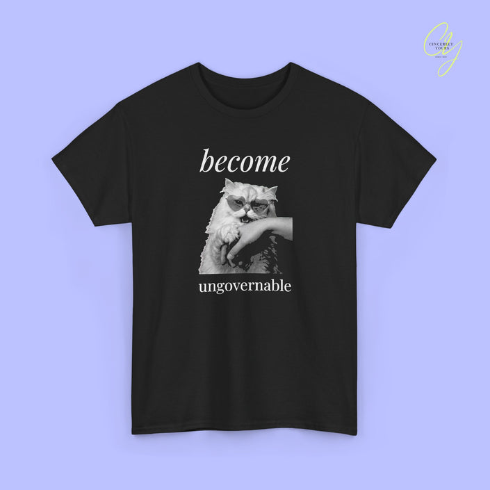 Cat Shirt | Bootleg Become ungovernable