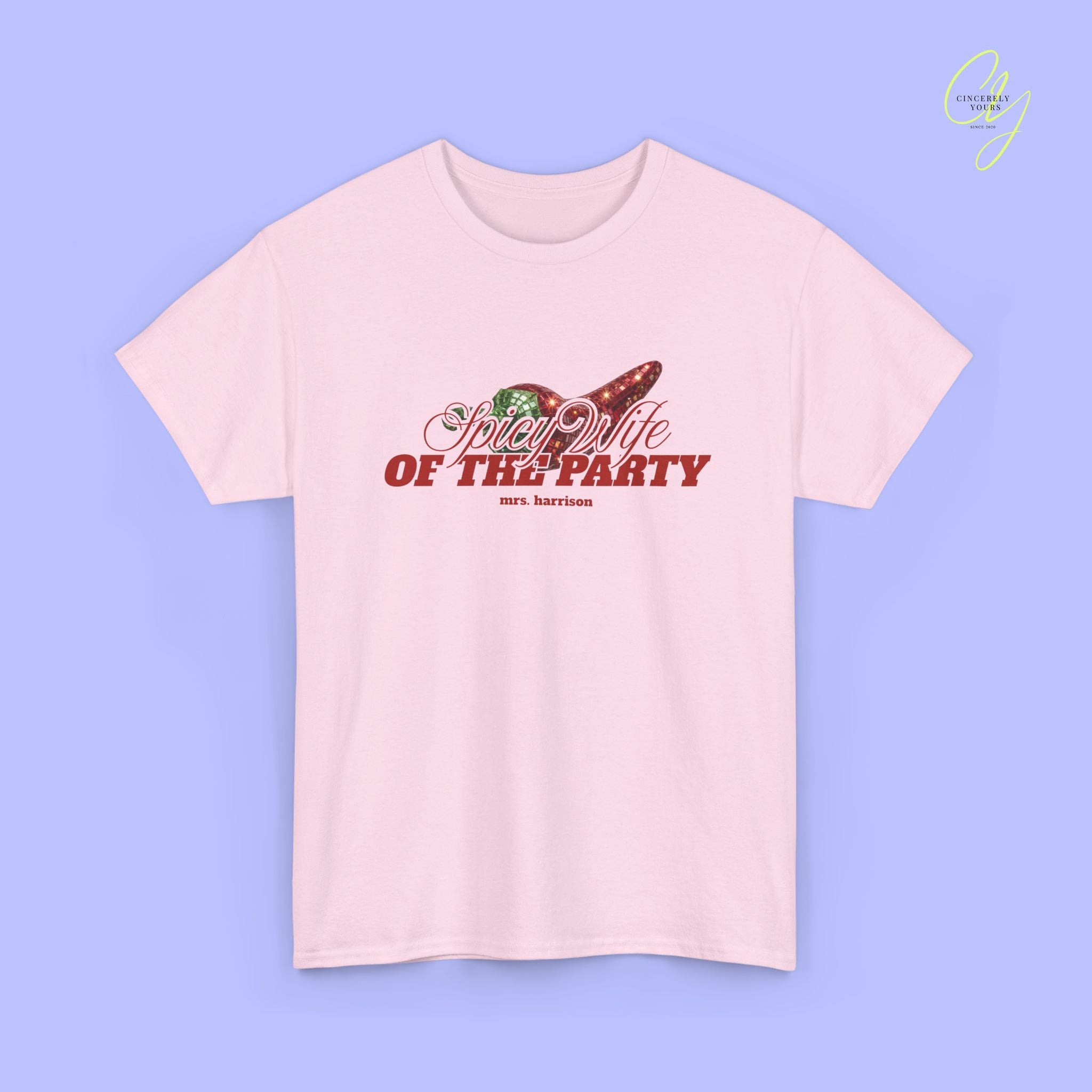 JGA Shirt Braut | Spicy Wife the Party Bachelorette Shirt (customized)