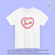Bridal Shirt | The Bride coquette heart