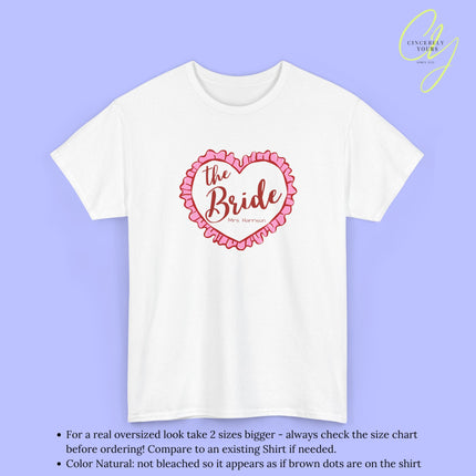Bridal Shirt | The Bride coquette heart