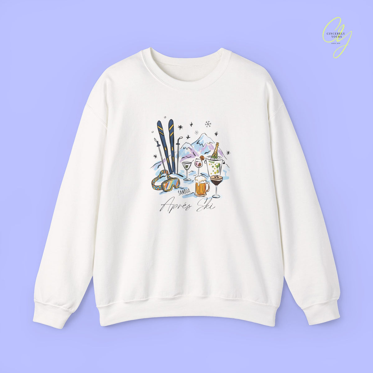 Apres Ski Sweatshirt | Cocktail Mountains