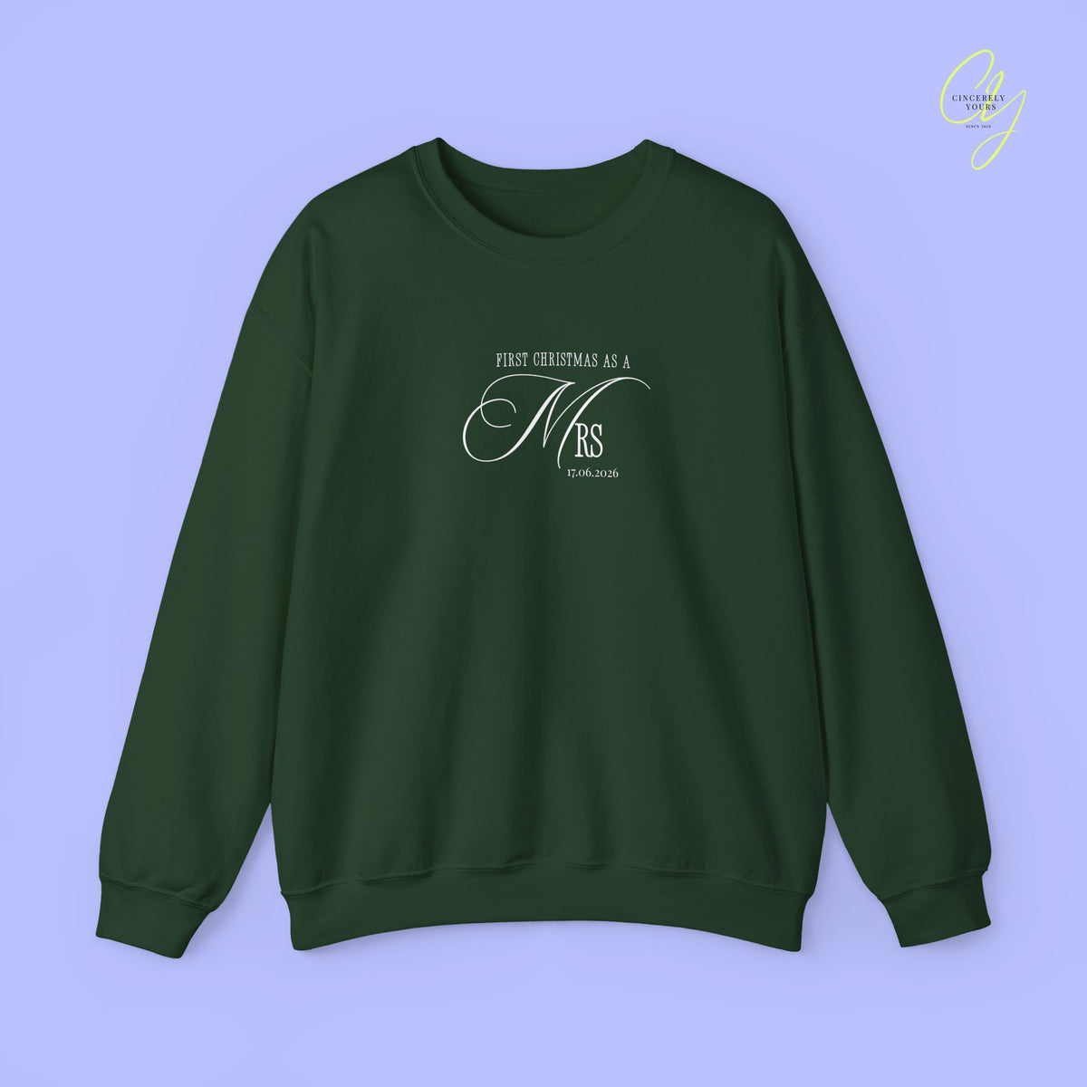 Bride Sweatshirt | First Christmas as a Mrs