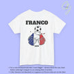 Personaliserter Name Fussball Shirt — Frankreich Flagge Bierkrug (Personalisierbar) Cincerely Yours