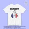 Personaliserter Name Fussball Shirt — Frankreich Flagge Bierkrug (Personalisierbar) Cincerely Yours