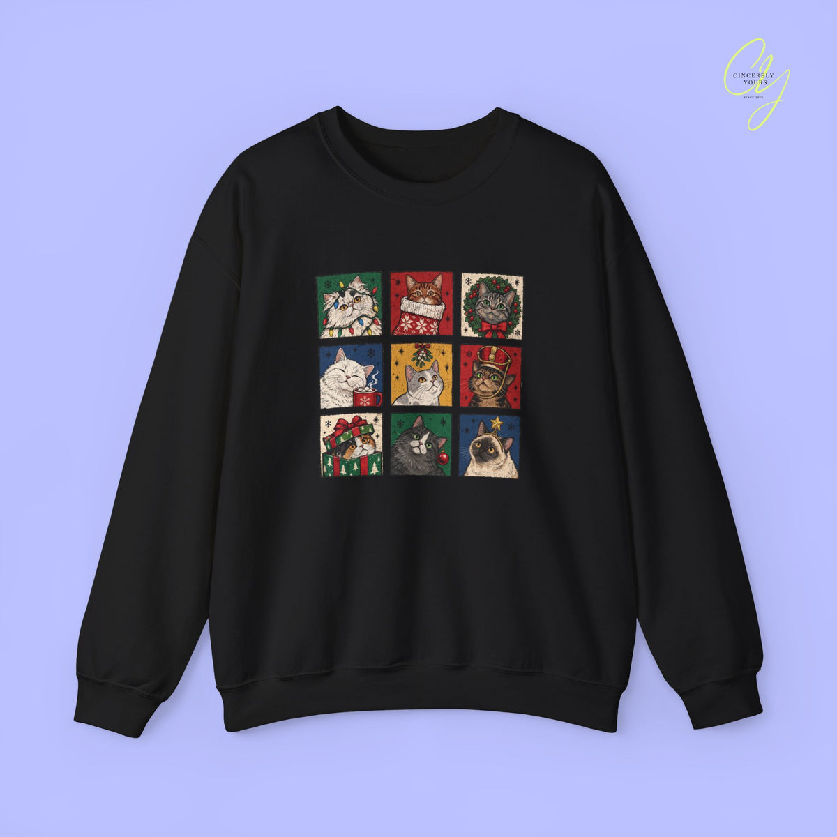 Cat Sweatshirt | Christmas Cats