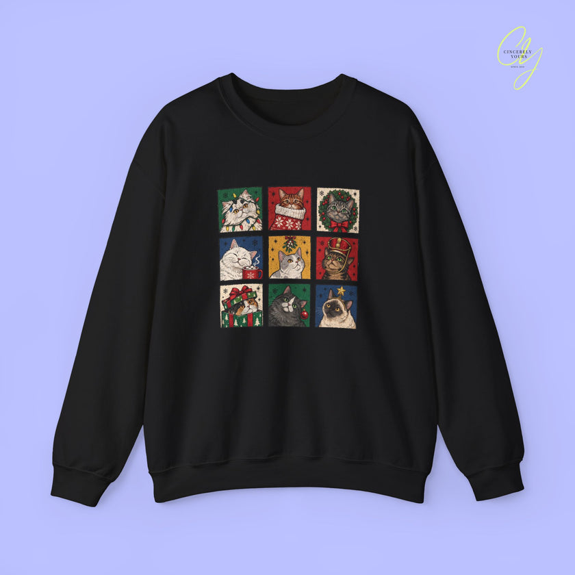 Cat Sweatshirt | Christmas Cats