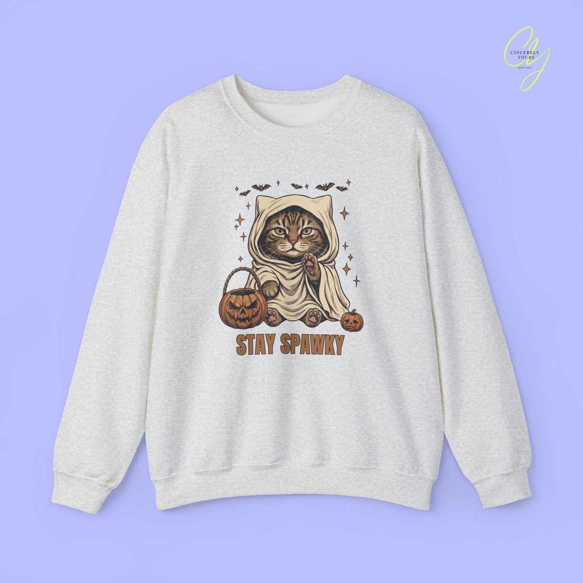 Cat Sweatshirt | Stay spooky