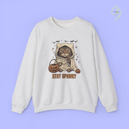 Cat Sweatshirt | Stay spawky