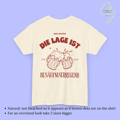 Party Shirt | Die Lage ist besäufniserregend