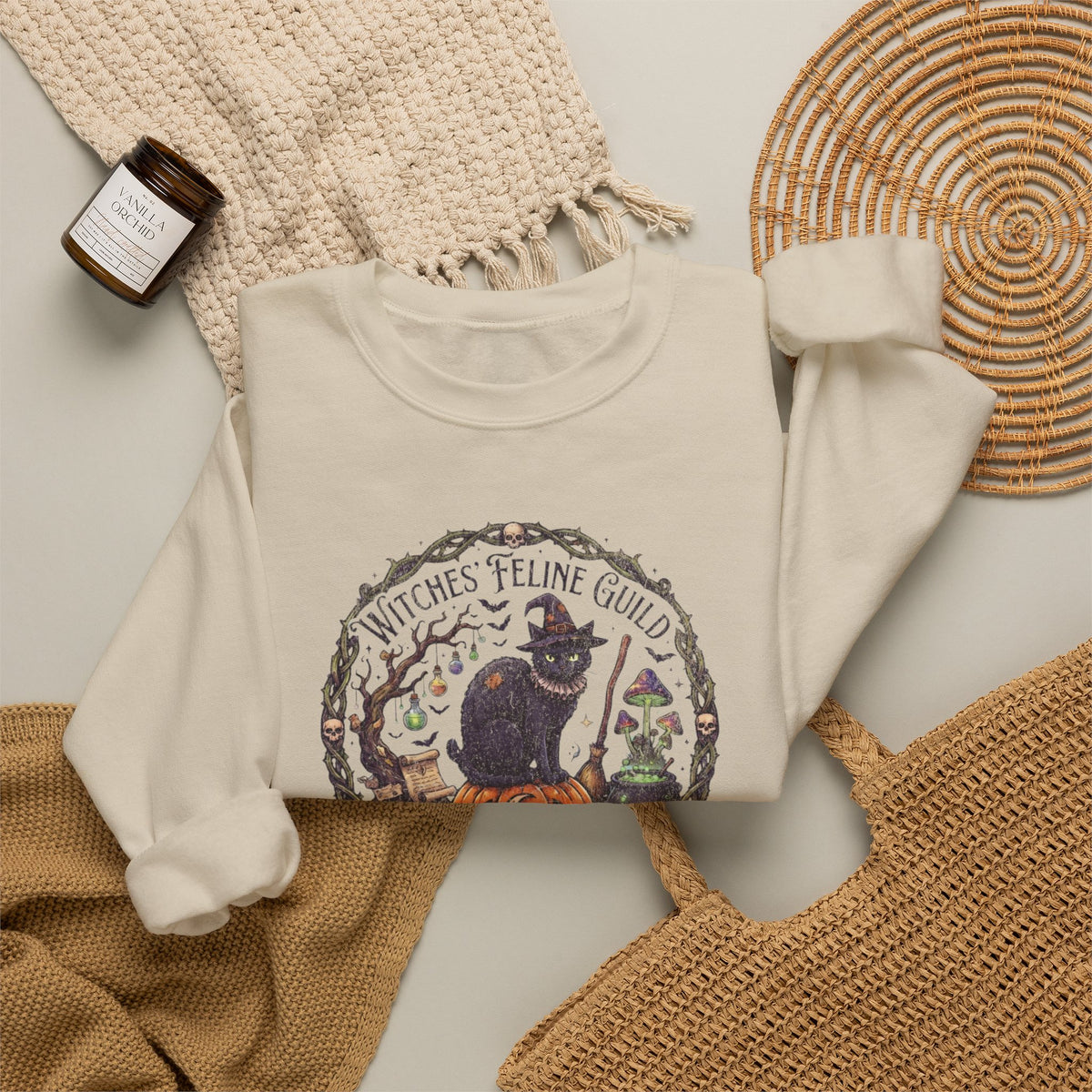 Cat Sweatshirt | Witches feline guild