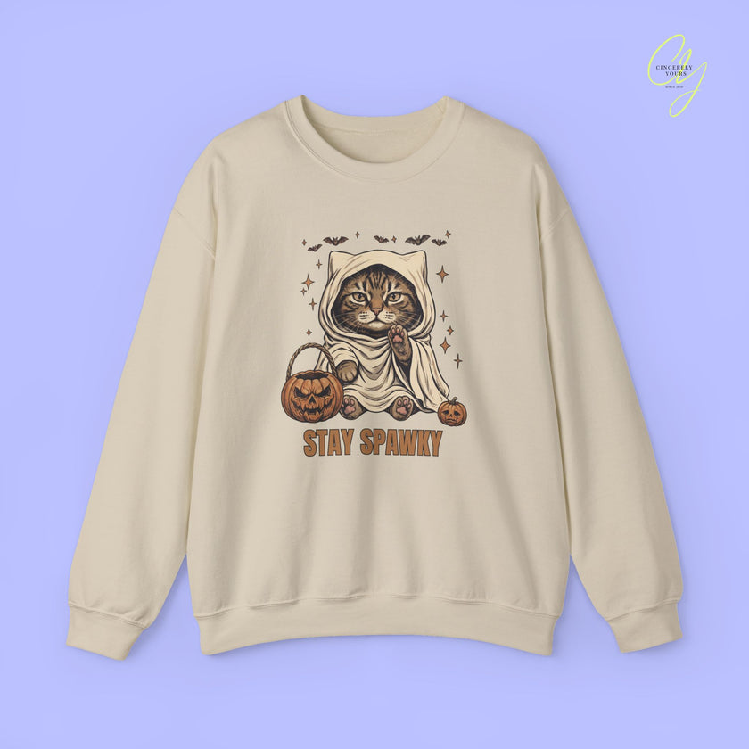 Cat Sweatshirt | Stay spooky