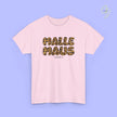 T-shirt Mallemaus Malle Maus Leo — Inscription Malle Maus Léopard (personnalisable)