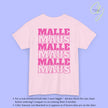 Mallemaus Shirt Malle - Malle Maus Backprint (Customizable)
