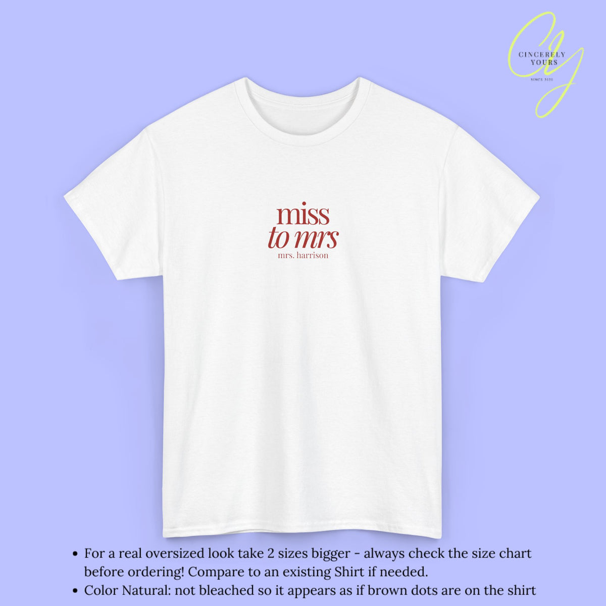 Bride Shirt | Miss to Mrs