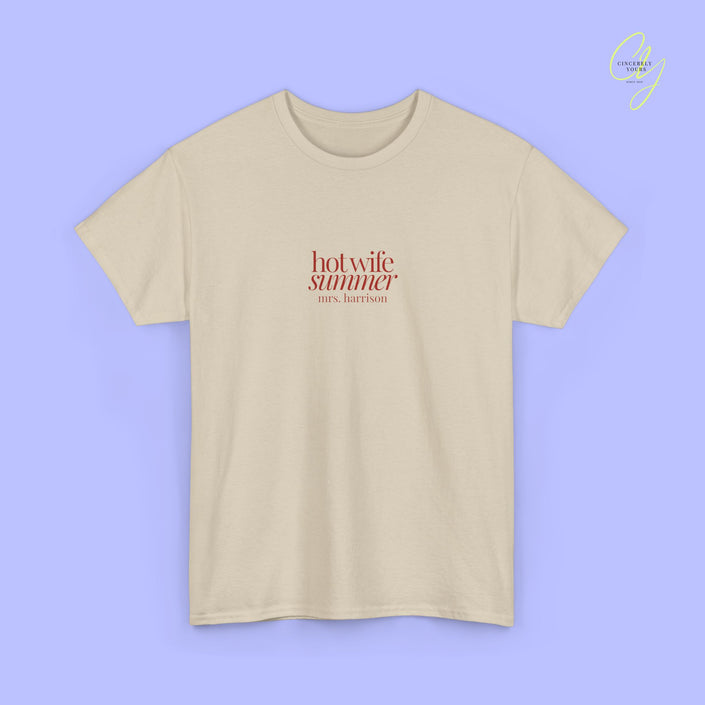 Bride to be Shirt |  Hot Wife Summer JGA Shirt Damen (Customizable)