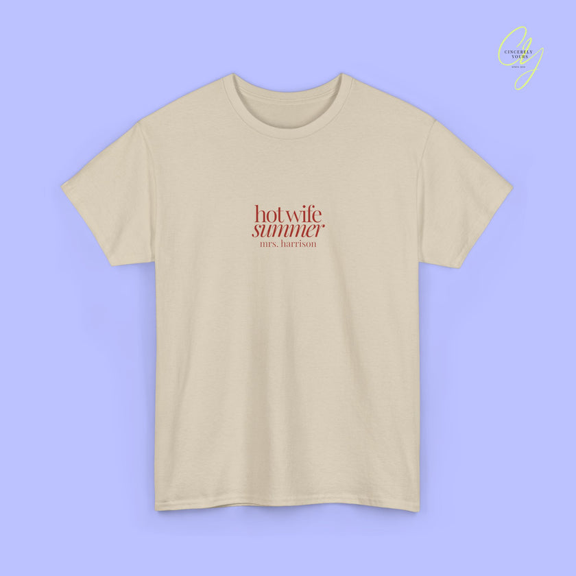 Bride to be Shirt |  Hot Wife Summer JGA Shirt Damen (Customizable)
