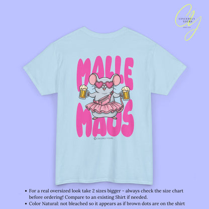 Mallemaus Shirt Malle Maus —  Pink Bauchtasche Bierkrug (Customizable)