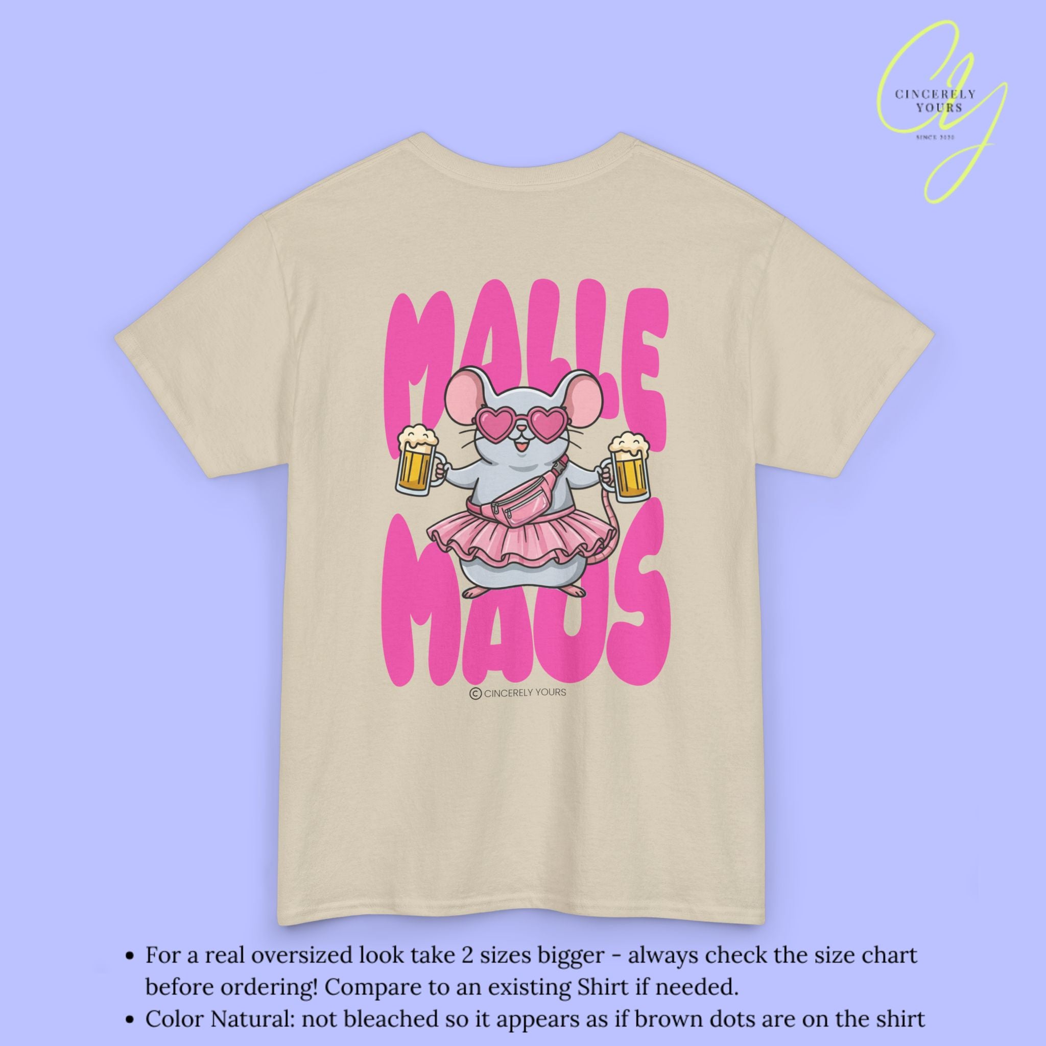 Mallorca Mouse Shirt Mallorca Mouse — Pink Fanny Pack Beer Mug (Customizable)