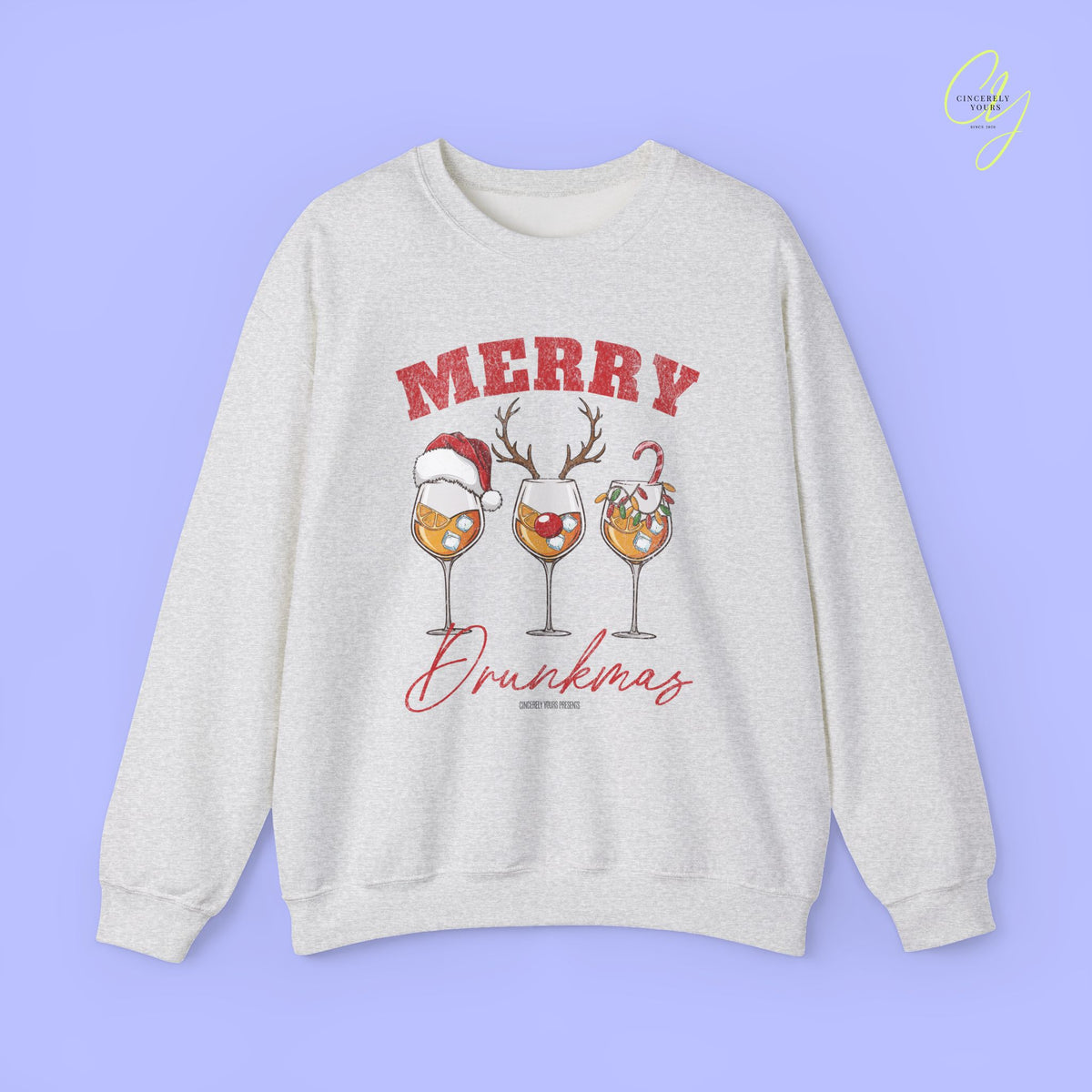 Christmas Sweatshirt | Merry Drunkmas Spritz
