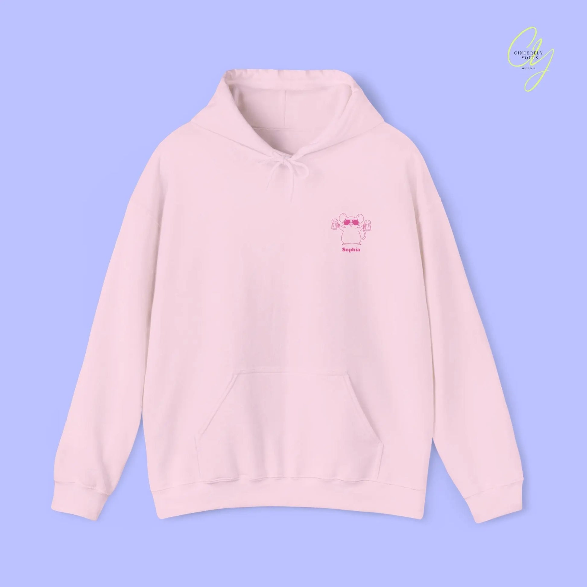 Malle Hoodie — Malle Party Maus Bierkrüge (Personalisierbar) Cincerely Yours