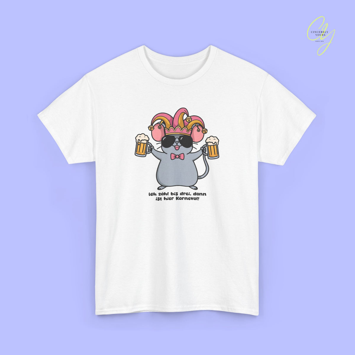 Karneval Shirt | Karnevals Maus Bierkrug